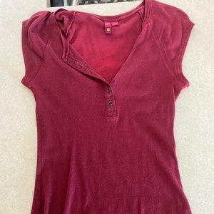 Maroon summer t shirt